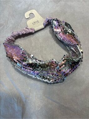 6/$20 CARA Lavender Sequin Twist Headband NWT